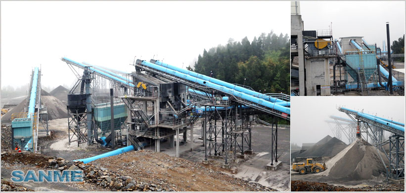 800TPH Limestone Aggregate Production Line